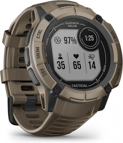 Garmin Instinct 2X Solar Tactical Edition 50mm 64MB 1.1 Zoll Bluetooth Olive