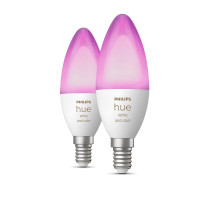 Philips Hue E14 Smart LED Ambiente Leuchtmittel Kerze Doppelpack 470lm Bluetooth Philips Hue E14 Smart LED Ambiente Leuchtmittel Kerze Doppelpack 470lm Bluetooth
