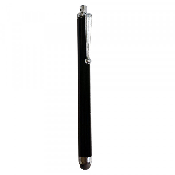 PEDEA Touchpen mit Faserspitze schwarz Clipfunktion Stylus schlankes Design