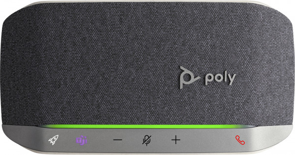 Poly Sync 20 Teams Bluetooth USB-A Schwarz/Silber Audiokonferenzsystem IP64