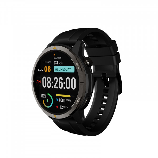 AGM by Bea-fon Legion Black 128 MB Bluetooth Smartwatch OLED 3,6 cm IP68 5 ATM