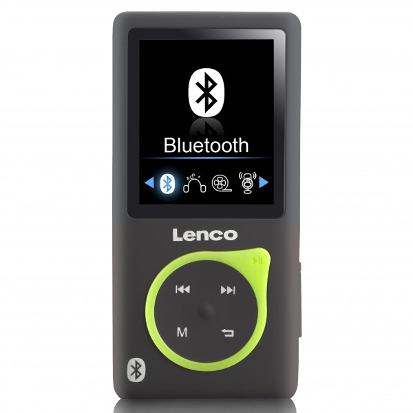 Lenco Xemio-768 MP3-/Videoplayer Lime 8GB & BT Bluetooth 2.1 Sprachaufzeichnung