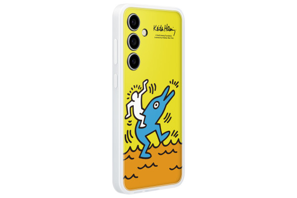 Samsung Flipsuit Case Galaxy S24 FE Yellow Design Schutzhülle Back-Cover Protect