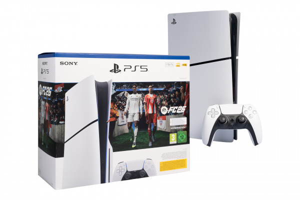 Sony PlayStation 5 Slim Disc + EA Sports FC26 Weiß 1TB SSD 120 Hz Spielekonsole