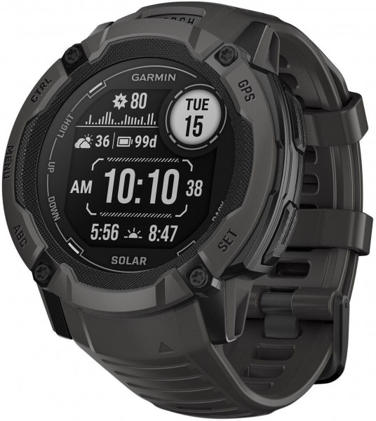 Garmin Instinct 2X Solar Graphite Smartwatch 50mm 1.1"Display GPS Bluetooth NFC