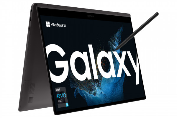 Samsung Book2 Pro 360 256 GB Grau Notebook Tablet WLAN 15,6'' OLED 8GB RAM i5