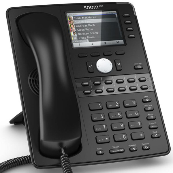 snom D765 VoIP-Telefon schnurgebunden HTTPS TLS SIPS SRTP