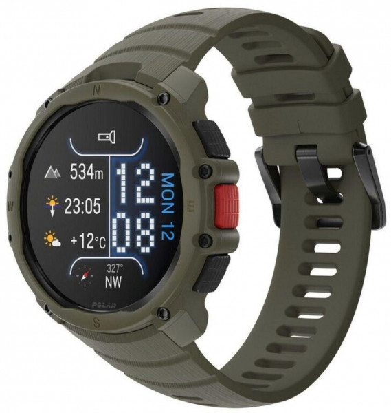 POLAR Street X 45mm Smartwatch 32MB Grün USB-C OLED 1.28" Bluetooth Touchdisplay