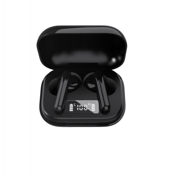 Denver Kabellose Bluetooth-Kopfhörer TWE-38 Schwarz In-Ear Touch-Bedienung LED