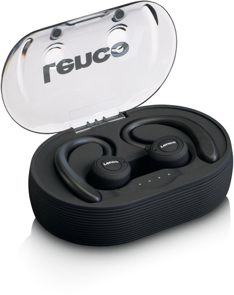 LENCO EPB-460BK Bluetooth-Kopfhörer mit Mikrofon, schwarz