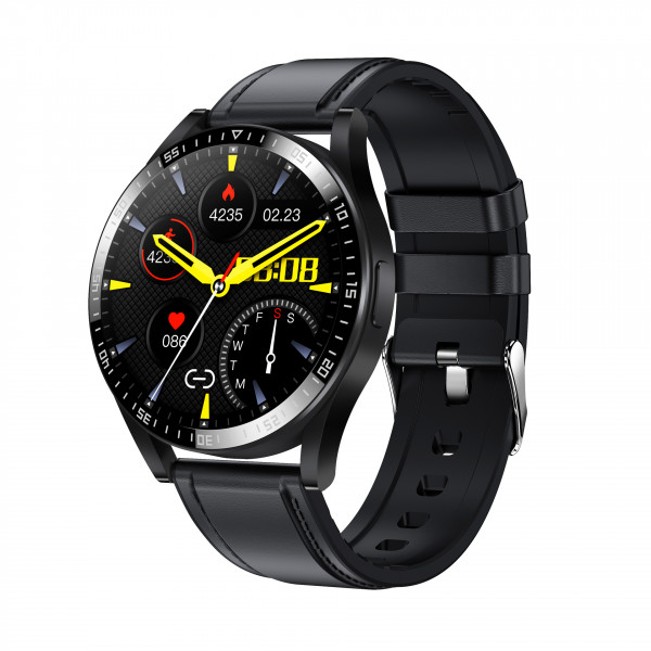 Denver Bluetooth Smartwatch SWC-372 schwarz 1,3 Zoll Touchdisplay Schrittzähler