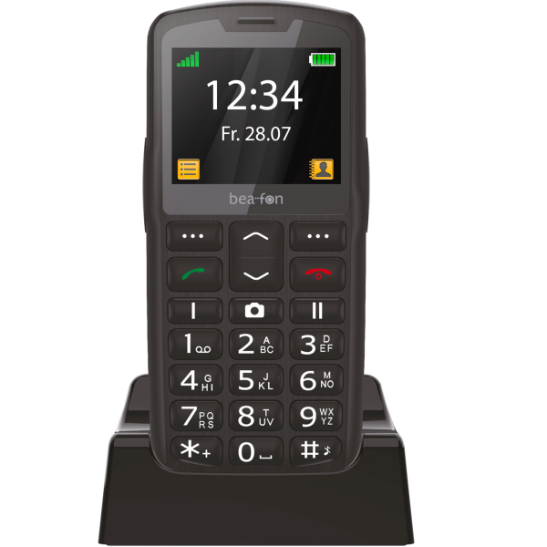 Bea-fon SL260 LTE Schwarz Mobiltelefon Senioren 2,2" SOS-Taste USB-C Bluetooth