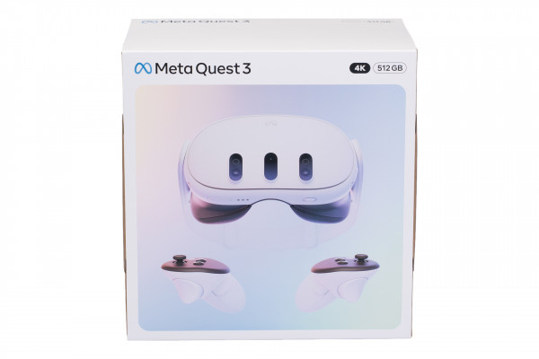 Oculus Meta Quest 3 VR-Brille Weiß Virtual Reality Gaming Headset 4K Controller