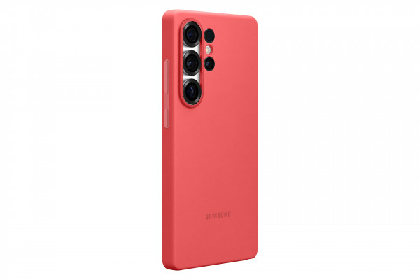 Samsung Silicone Case Galaxy S25 Ultra Rot Schutzhülle Back-Cover Protection