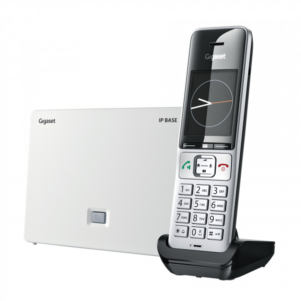 Gigaset COMFORT 500A IP BASE Silber Festnetztelefon Basisstation DECT 2.2"LCD-TF