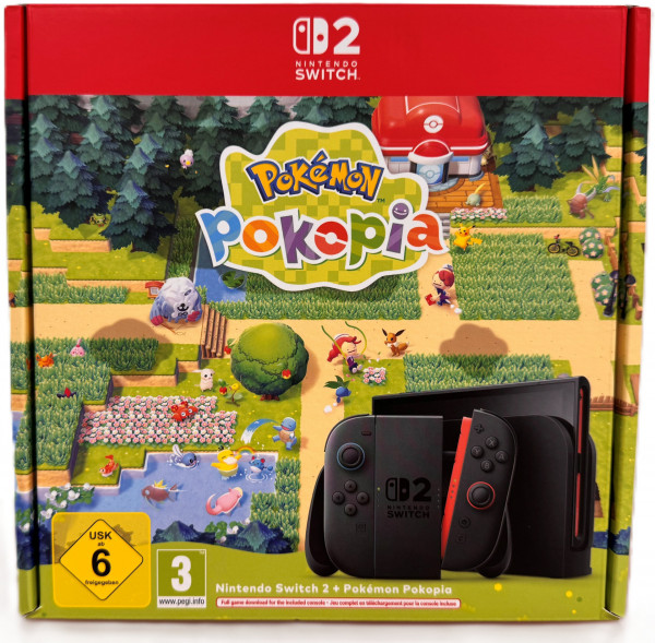 Nintendo Switch 2 inkl. Pokémon Pokopia 256GB Grau Spielekonsole 7,9" LCD