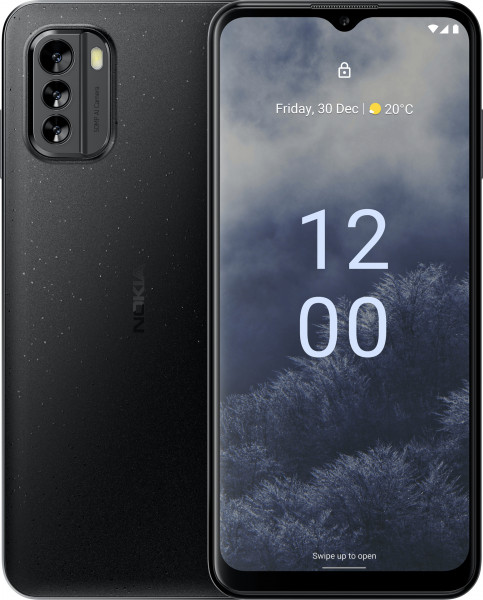 Nokia G60 5G Smartphone 50MP 128GB 4GB USB-C 6.58" Android NFC GPS eSIM Schwarz