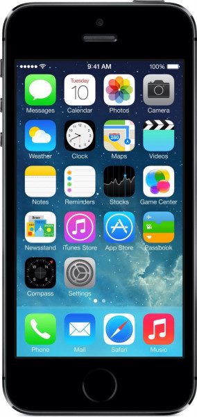 Apple iPhone 5s Spacegrau 16 GB iOS 12 4 Zoll 8 MP Kamera LTE Retina Lightning