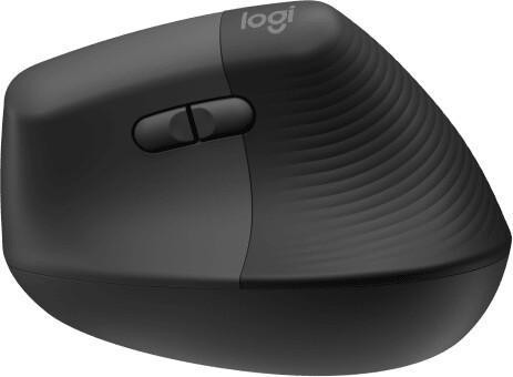 Logitech Lift Maus Vertical Ergonomic Mouse schwarz kabellos Bluetooth 4000 DPI