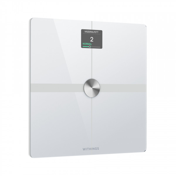 Withings Body Smart weiß WLAN BT Personenwaage wiegen Gewicht Körper Health kg