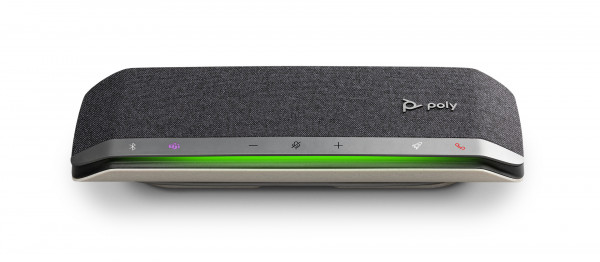 Poly Sync 40 Dunkelgrau/Silber Audiokonferenzsystem USB-C USB Bluetooth Akku