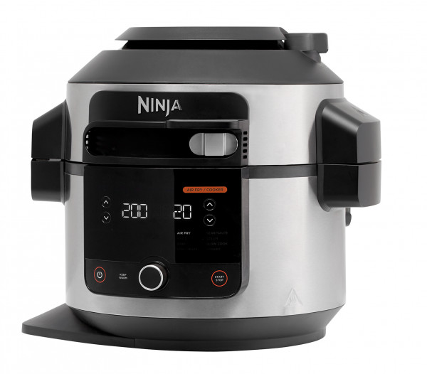 Ninja OL550EU Foodi 11-in-1 SmartLid Multikocher schwarz 6L Antihaft Cook&Crisp