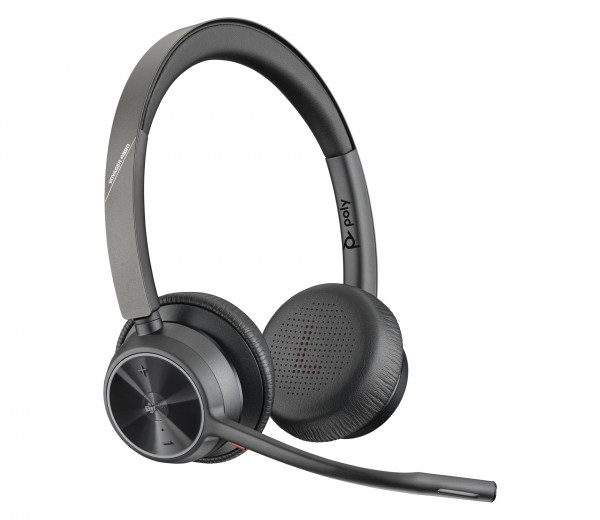Poly Bluetooth Headset Voyager 4320 USB-C/A Teams Noise Cancelling schwarz
