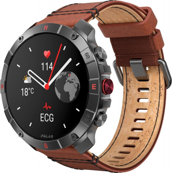 POLAR GRIT X2 PRO TI BRONZE M/L AMOLED-Touchscreen kratzfest Biosensortechniken