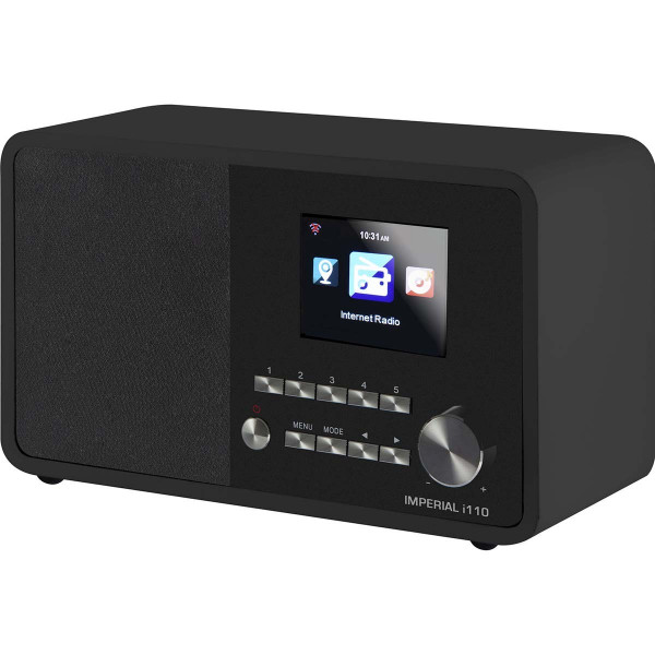 Imperial DABMAN i110 WLAN Internet-Radio Black Media-Player Lautsprecher Display