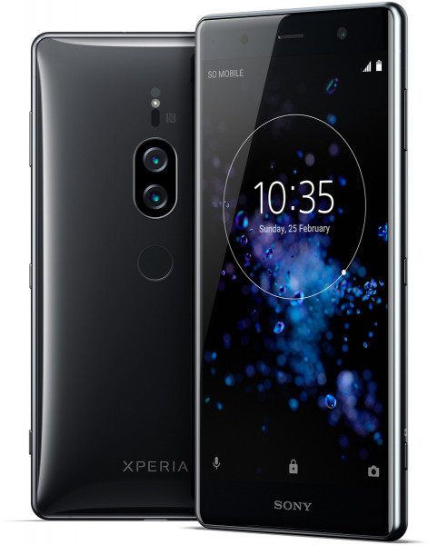 Sony Xperia XZ2 Premium DualSim schwarz 64GB LTE Android Smartphone 5,8" 19 MPX