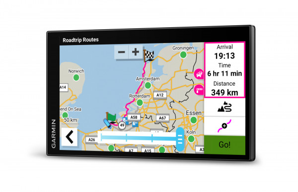 Garmin CamperVan EU 3D Roadtrip Navigationsgerät Sprachsteuerung Touchdisplay