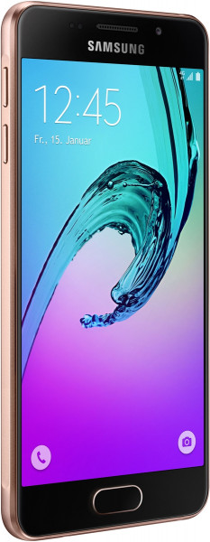 Samsung GALAXY A3 2016 pink gold 16GB LTE Android Smartphone ohne Simlock 4,7"