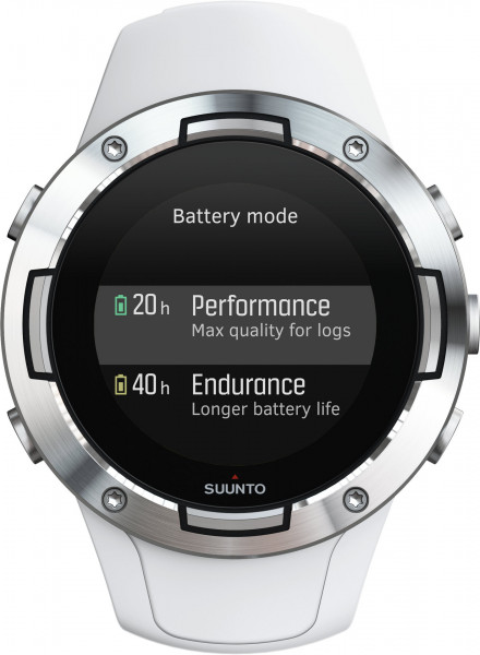 Suunto 5 G1 weiß GPS-Uhr Fitnessuhr Smartwatch Herzfrequenzmessung
