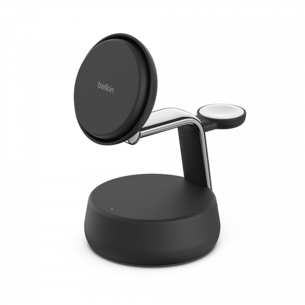 Belkin UltraCharge Pro magnetische 3-in-1 Ladestation mit Qi2 USB-C Schwarz 25W