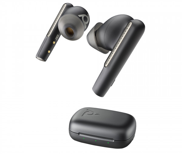 Poly BT Headset Voyager Free 60 USB-C/A Schwarz Bluetooth In-Ear Li-Ion Akku