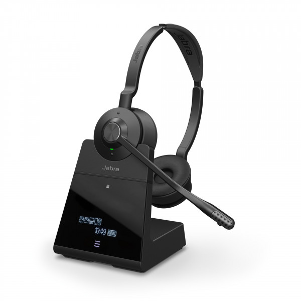 JABRA Engage 75 SE Stereo Headset schwarz On-Ear Bluetooth DECT USB-C Mikrofon