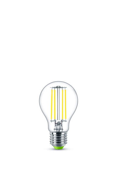 Philips Classic LED-Lampe transparent Glühformlampe 40 Watt ultraeffizient E27