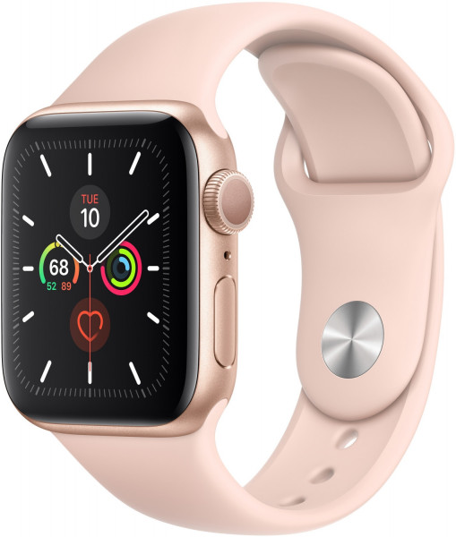Apple Watch 5 gold Alu 44mm sandrosa GPS Neuwertig