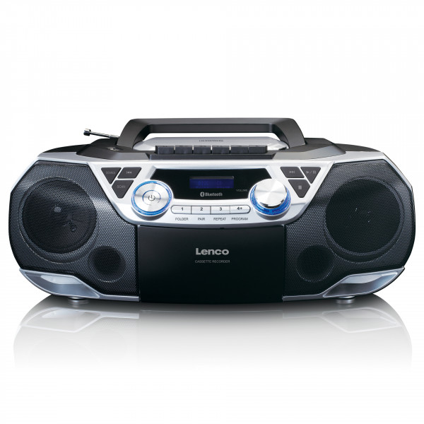 LENCO Boombox FM Radio CD Kassette USB Bluetooth AUX 3,5 mm Kopfhörerbuchse