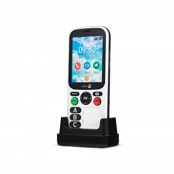 Doro 780X schwarz-weiß Featurephone 4G/LTE microSD 4GB Farbdisplay Dual-SIM IP54