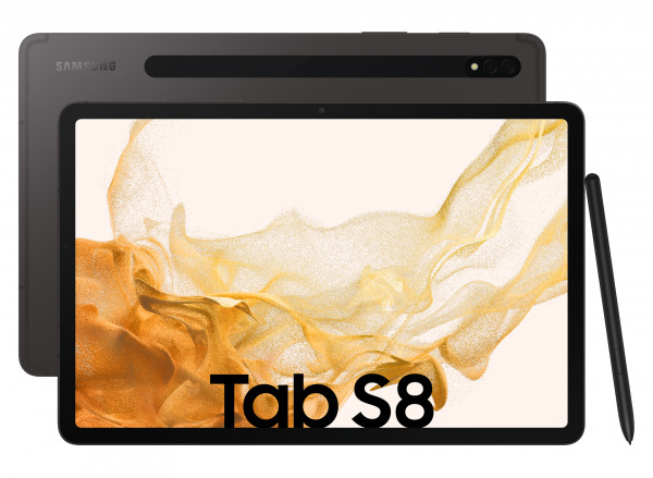 Samsung Galaxy Tab S8 128GB Schwarz WiFi Android Tablet 11" LCD-TFT Display 13MP