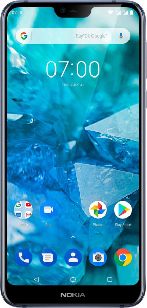 Nokia 7.1 2018 DualSim blau 32GB LTE Android Smartphone 5,84" Display 12MPX