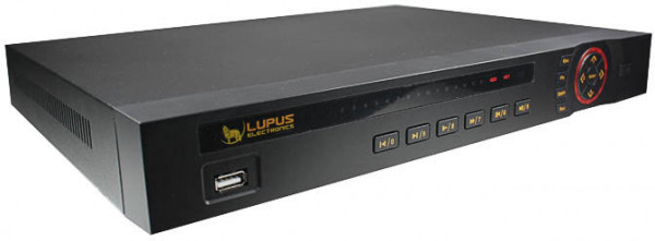 Lupus LE918 Kanal Netzwerk Rekorder schwarz Überwachungsaufzeichnung 4k Gateway