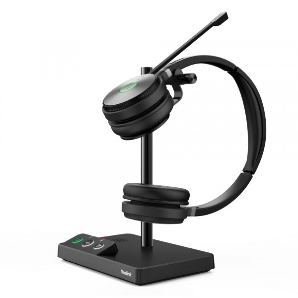 Yealink Headset WH62 Dual UC Kopfhörer Schwarz Bluetooth Kabellos Binaural USB