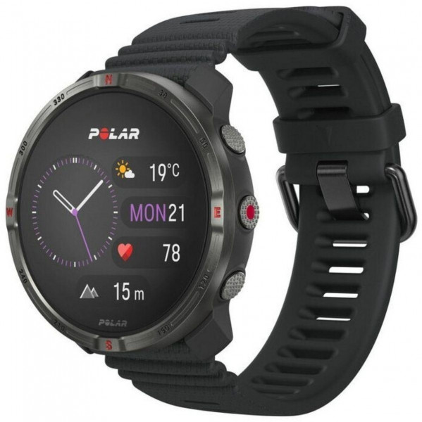 Polar Grit X2 Smartwatch Schwarz 45mm 32BG 37MB 1.28" OLED Touch GPS Bluetooth