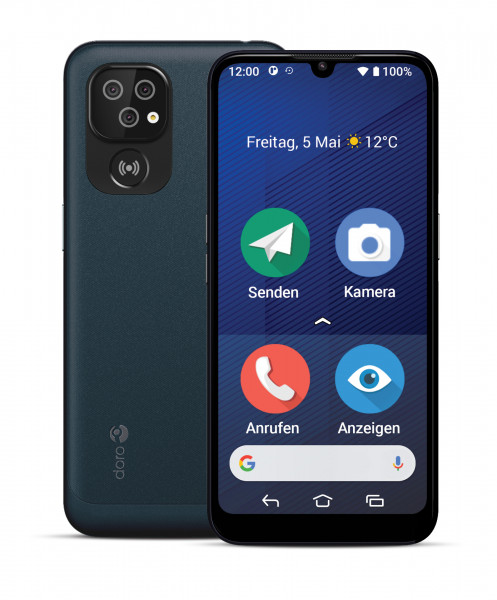 Doro 8200 Secure 4G LTE SmartphoneBlau 64GB 4GB USB-C 6.1" Android NFC WLAN 16MP