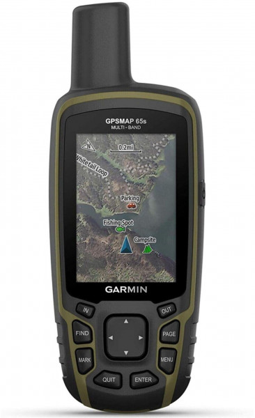 Garmin GPSMAP Outdoor Wandern Navi 65s dunkelgrün 16GB 2,6 Zoll LCD-TFT Display