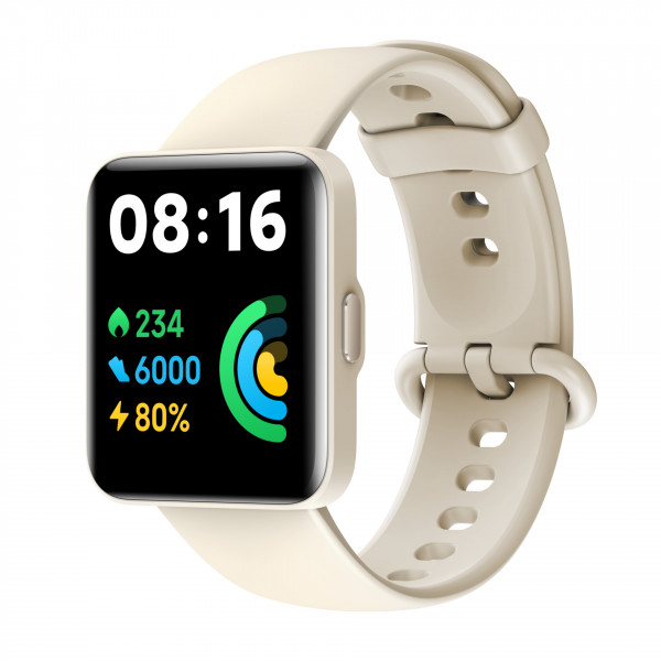 Redmi Watch 2 Lite Beige Sportuhr Smartwatch GPS Bluetooth Touch wasserdicht