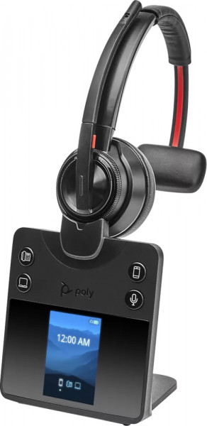 Poly DECT Headset Savi 8410 Office monaural Schwarz Überkopf/On-Ear Bluetooth