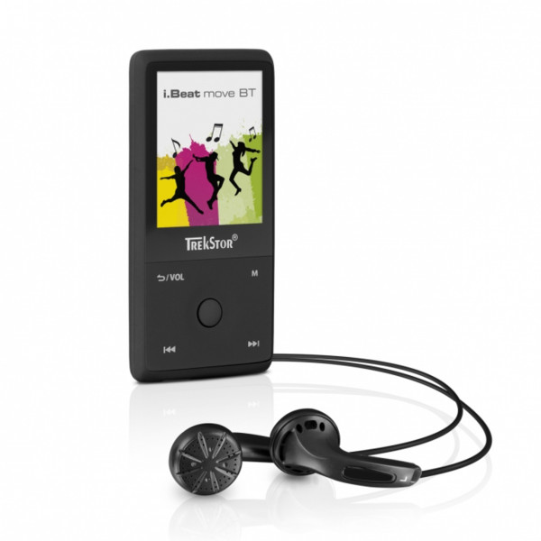 TrekStor i.Beat move BT 8GB Speicher schwarz 1,8" Display MP3-Player Bluetooth
